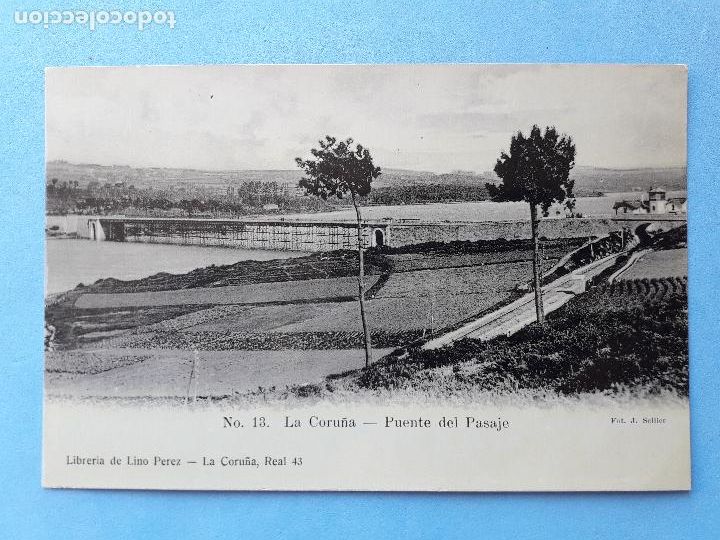 Postales: La Coru&ntilde;a. Puente del Pasaje. - Foto 1