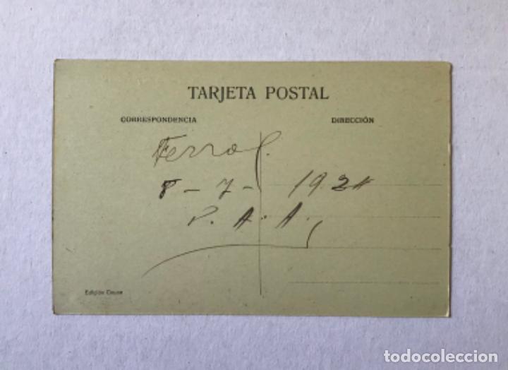 Postales: FERROL. PUENTE DEL FERROCARRIL. (EDICI&Oacute;N COUCE). - Foto 2