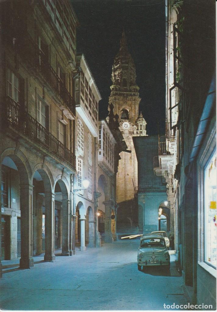 Postales: (2070) SANTIAGO DE COMPOSTELA. RUA DEL VILLAR ... SEAT ANTIGUO