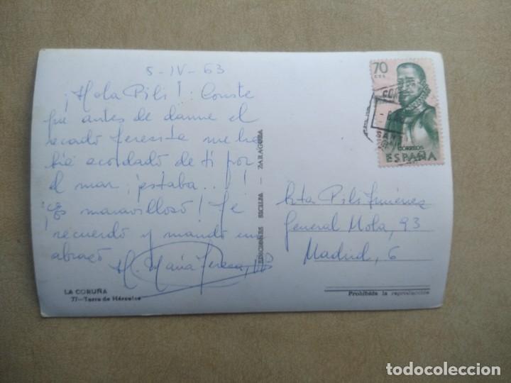 Postales: Postal la coru&ntilde;a 77- torre de hercules - Foto 2