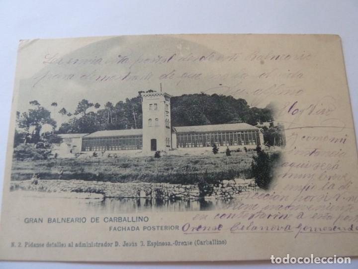 Postales: BALNEARIO DE CARBALLINO. N2 FACHADA POSTERIOR