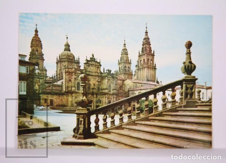 Postales: Postal en Color - 2003. Santiago de Compostela. Catedral, Fachada de la Azabacher&iacute;a - Ed. Arribas