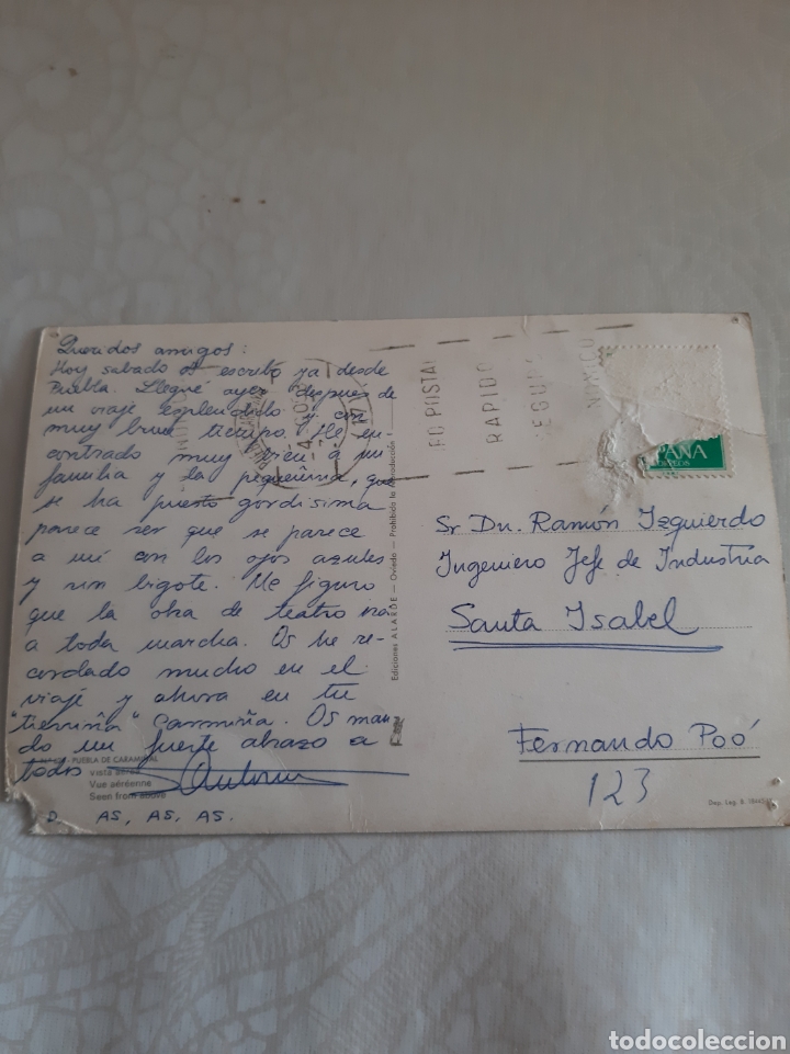 Postales: 1968 Ouebla do Carami&ntilde;al la Coru&ntilde;a ALARDE - Foto 2