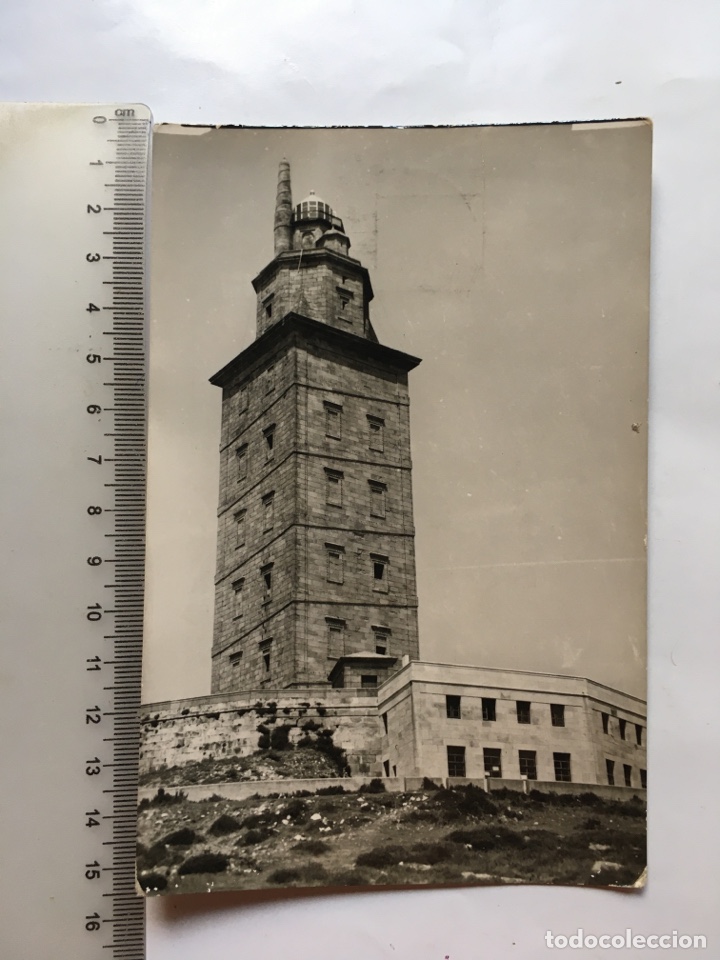 Postales: POSTAL. LA CORU&Ntilde;A. TORRE DE H&Eacute;RCULES. EDICIONES PAR&Iacute;S. - Foto 1