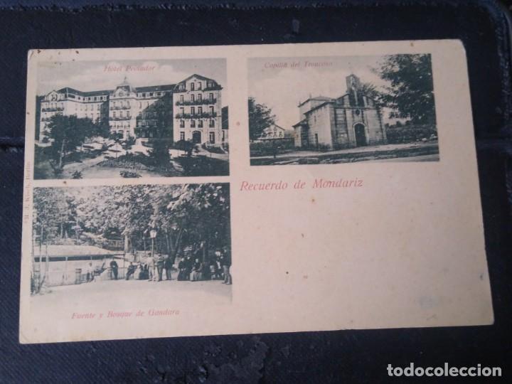 Postkarten: Recuerdo de Mondariz. Varias vistas. La Villa de Par&iacute;s. Sin circular.