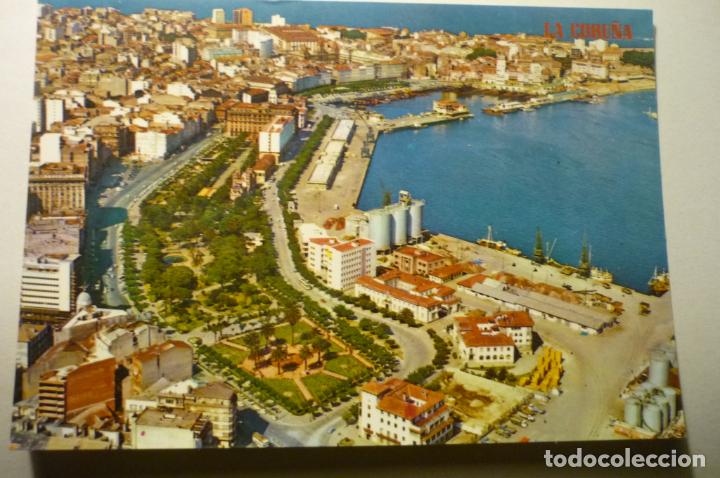 Postales: POSTAL LA CORU&Ntilde;A AEREA - Foto 1