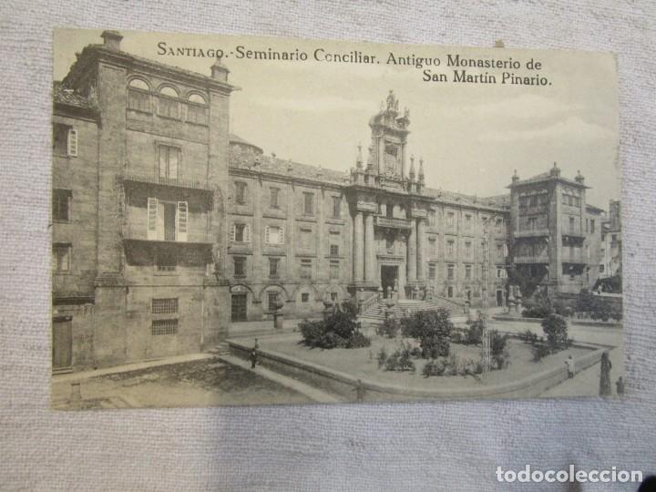 Postkarten: POSTAL SANTIAGO COMPOSTELA - SAN MARTIN PINARIO - EDI EL SOL S/C DIVIDIDA + INFO
