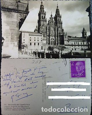 Postales: ANTIGUA POSTAL CATEDRAL SANTIAGO DE COMPOSTELA FACHADA DEL OBRADOIRO CC3900