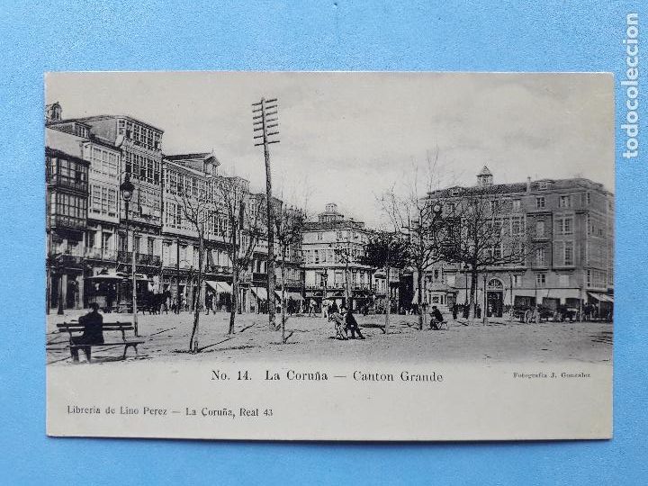 Postales: La Coru&ntilde;a. Cant&oacute;n Grande. - Foto 1
