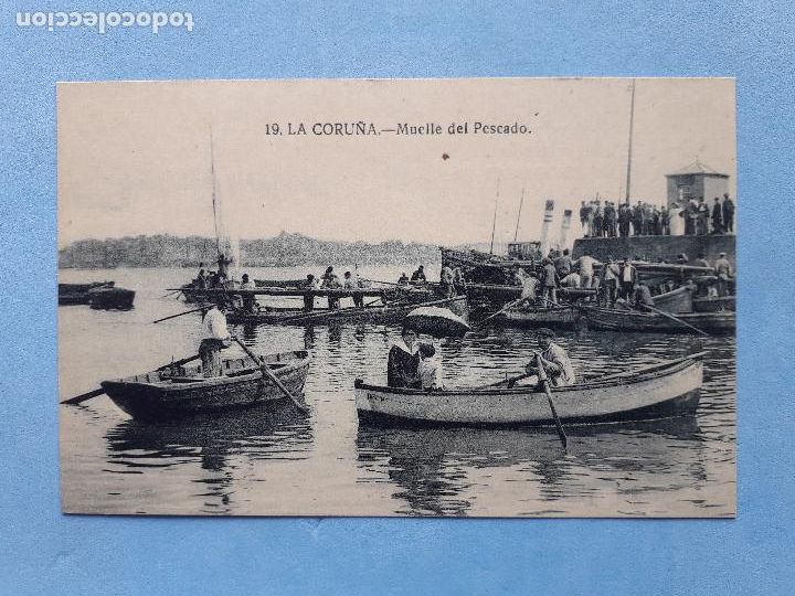 Postales: La Coru&ntilde;a. Muelle del Pescado. - Foto 1