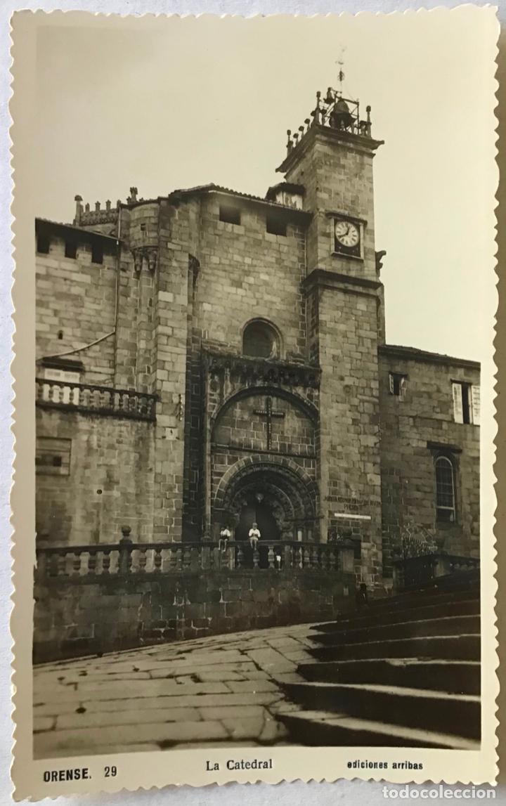 Postales: ORENSE. LA CATEDRAL. (ED. ARRIBAS). - Foto 1