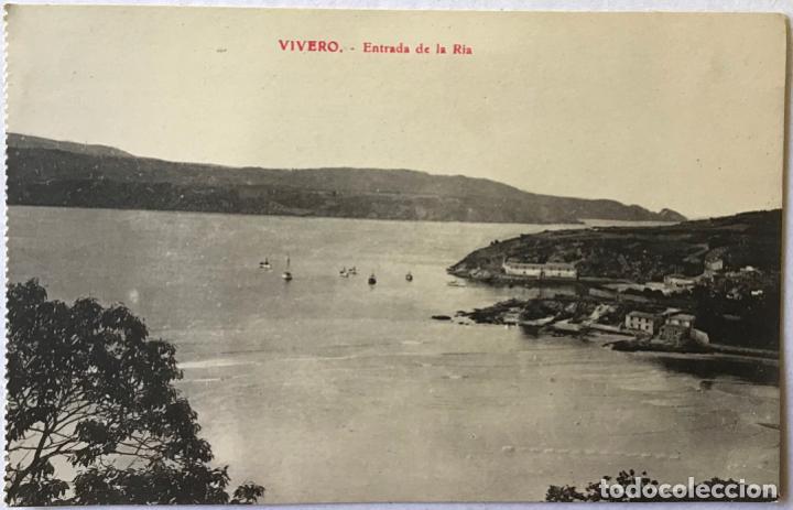 Postales: VIVERO. ENTRADA DE LA RIA. - Foto 1