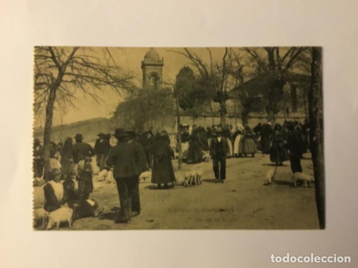 Postales: SANTIAGO DE COMPOSTELA. DIA DE MERCADO. - Foto 1