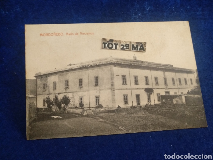 Postais: Postal Mondo&ntilde;edo. Asilo de ancianos