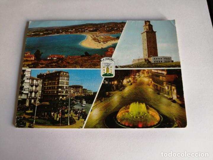Postales: 2055 la coru&ntilde;a. Escrita. - Foto 1
