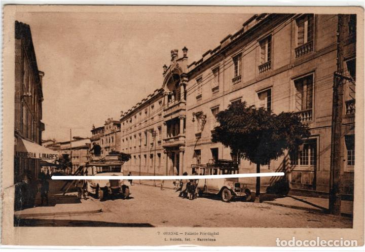 Postales: MAGNIFICA POSTAL - ORENSE - PALACIO PROVINCIAL - Foto 1