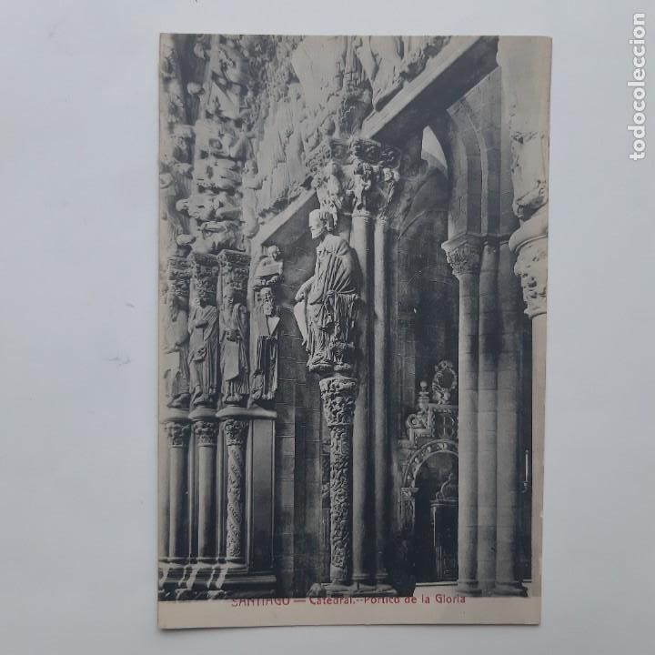 Postais: ANTIGUA POSTAL SANTIAGO CATEDRAL PORTICO GLORIA P98