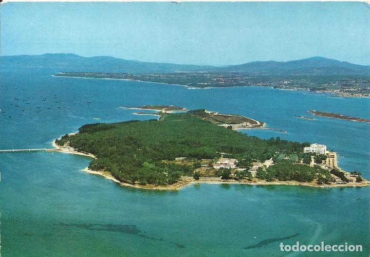 Postales: Isla de la Toja. Vista a&eacute;rea. 478. Entre 1960 1970. 10x15 cm. Buen estado. Postal.