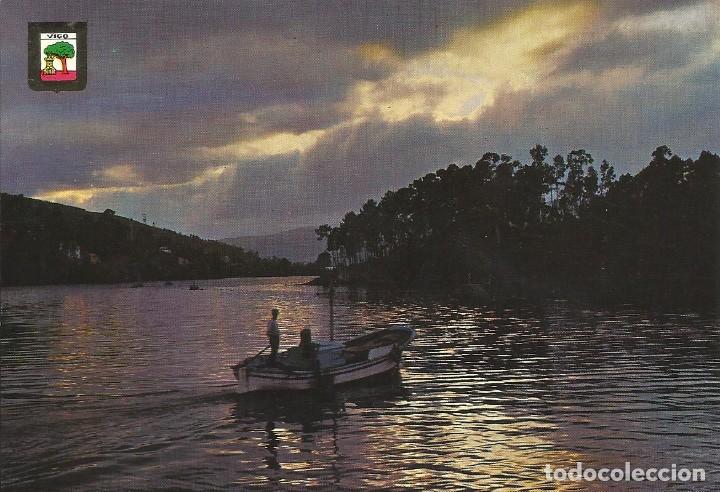 Postales: R&iacute;a de Vigo. 33. Atardecer en Redondela. Entre 1960 1970. 10x15 cm. Buen estado. Postal.
