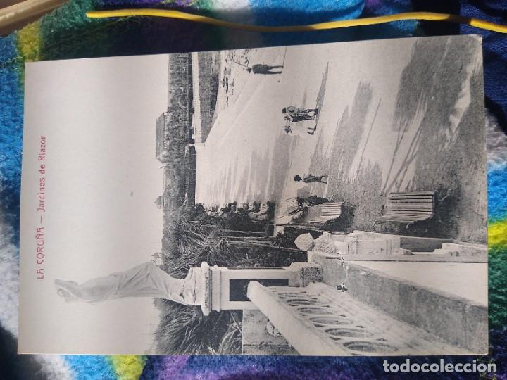 Postales: LA CORU&Ntilde;A Jardines de Riazor. Sin circular. - Foto 1