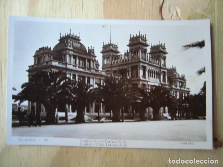Postales: POSTAL CORU&Ntilde;A GUILERA EDIFICIO DE LA TERRAZA - Foto 1