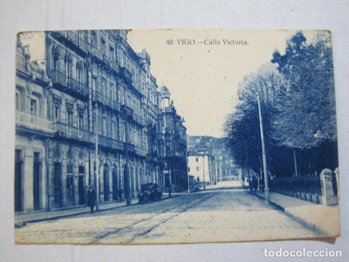 Cartes Postales: VIGO-CALLE VICTORIA-GRAFOS-40-POSTAL ANTIGUA-(74.312)