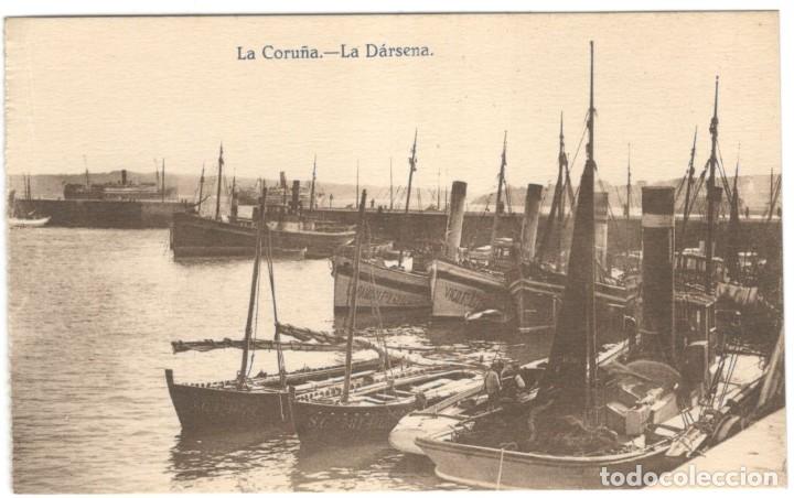 Postales: POSTAL - LA CORU&Ntilde;A. LA D&Aacute;RSENA. sin circular. - Foto 1