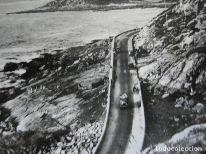 Postais: BAYONA-PASEO DEL ROMPEOLAS-ARRIBAS FOTOGRAFICA-POSTAL ANTIGUA-VER FOTOS-(75.127)