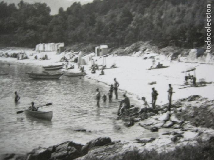 Postais: BAYONA-PLAYA DE LA BARBEIRA-ARRIBAS FOTOGRAFICA-POSTAL ANTIGUA-VER FOTOS-(75.128)