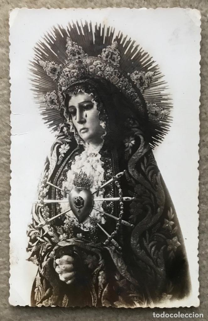 Postales: Postal fotogr&aacute;fica de la Virgen de Nuestra Se&ntilde;ora de los Dolores - Iglesia de San Nicolas -La Coru&ntilde;a