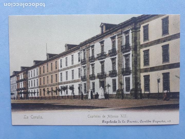 Postales: La Coru&ntilde;a. Cuarteles de Alfonso XII. - Foto 1