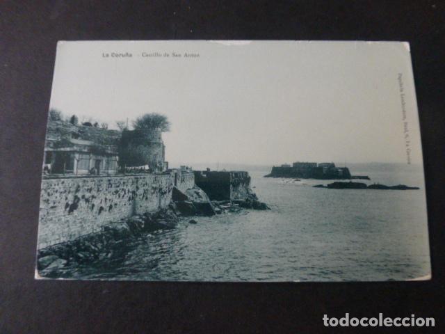 Postales: LA CORU&Ntilde;A CASTILLO DE SAN ANTON - Foto 1
