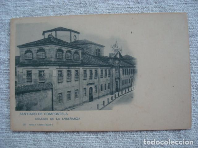 Postales: Santiago de Compostela. Colegio de La Ense&ntilde;anza. - Foto 1