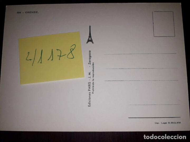 Postales: N&ordm; 41178 POSTAL ORENSE - Foto 2