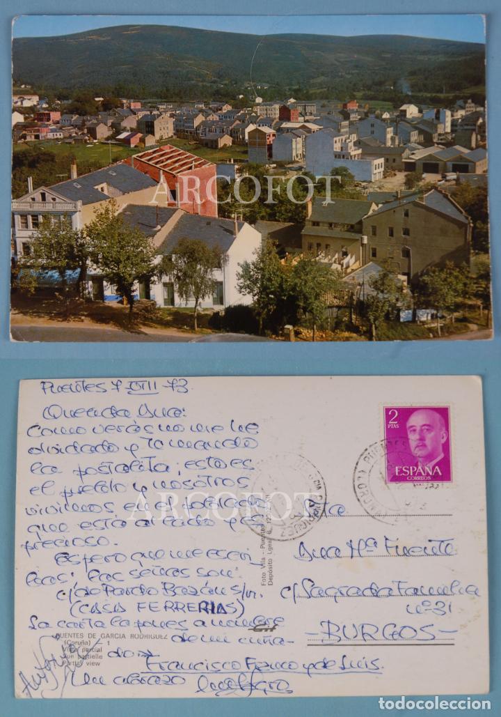 Postales: Antigua TARJETA POSTAL - FUENTES DE GARC&Iacute;A RODR&Iacute;GUEZ (CORU&Ntilde;A) - VISTA PARCIAL - FOTO VILA-PUERTAS