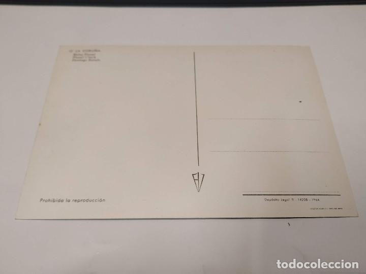 Postales: CORU&Ntilde;A - POSTAL LA CORU&Ntilde;A - RELOJ FLORAL - Foto 2