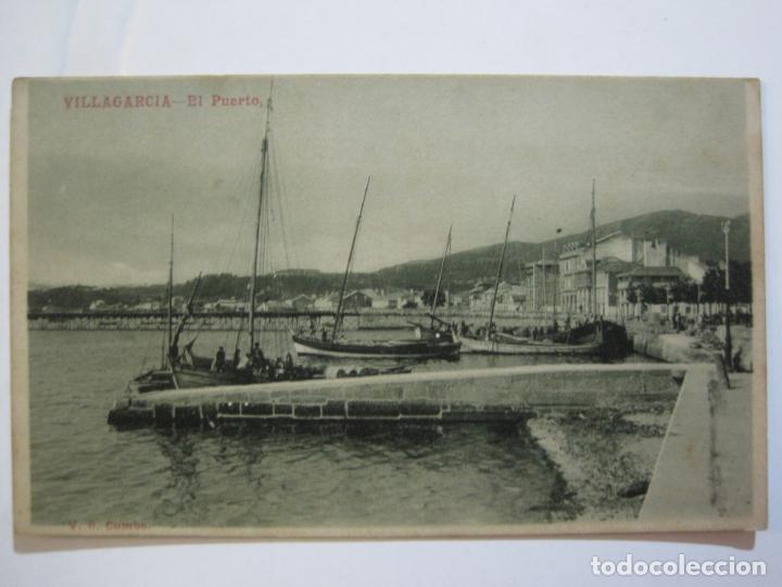 Postales: VILLAGARCIA-EL PUERTO-POSTAL ANTIGUA-(75.937)