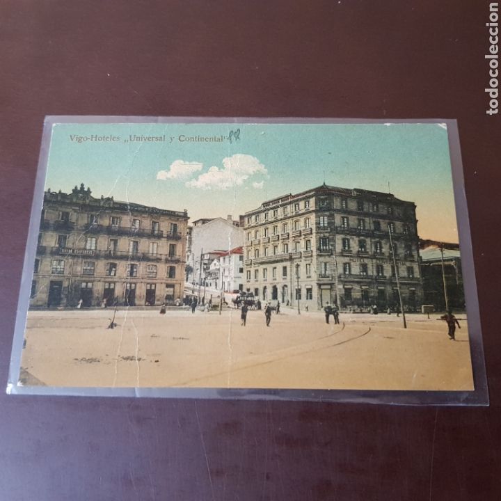 Postales: VIGO HOTELES UNIVERSAL Y CONTINENTAL - SIN CIRCULAR - Foto 1