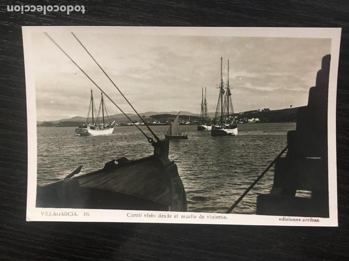 Postkarten: Villagarc&iacute;a - Postal - Carril visto desde el muelle de viajeros - Arribas