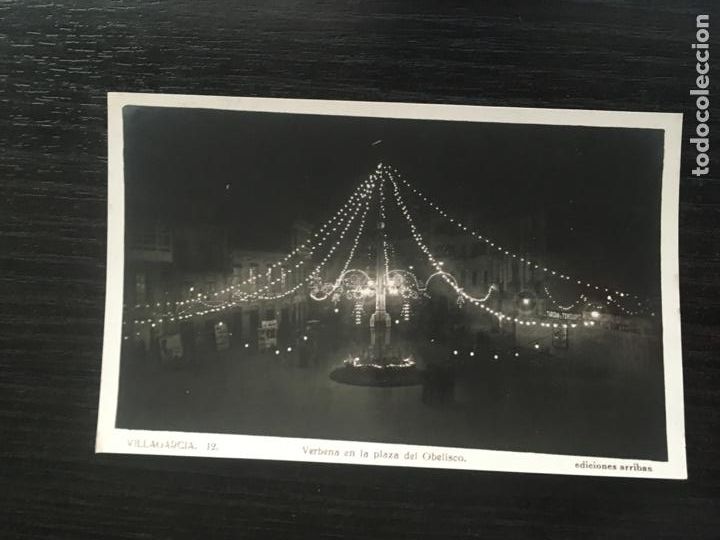 Postales: Villagarc&iacute;a - Postal - Verbena en la Plaza del Obelisco - Arribas