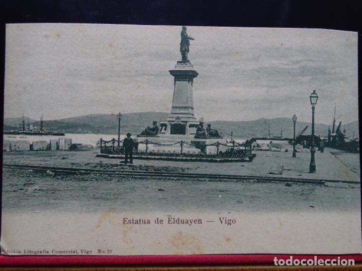 Postkarten: ESTATUA DE ELDUAYEN.VIGO.