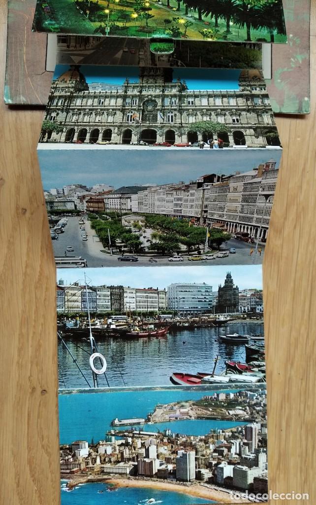 Postales: LA CORU&Ntilde;A - POSTAL DESPLEGABLE - Foto 2