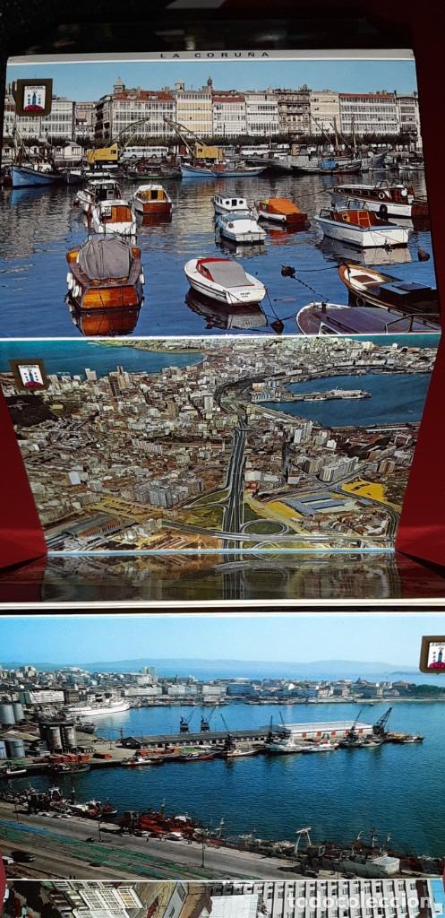 Postales: Acordeon de 10 postales la coru&ntilde;a - Foto 2