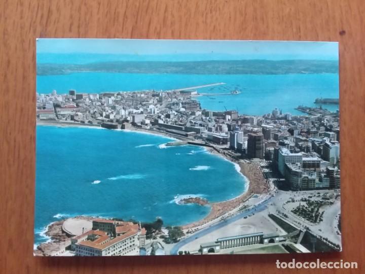 Postales: La Coru&ntilde;a.Playa de Riazor. - Foto 1