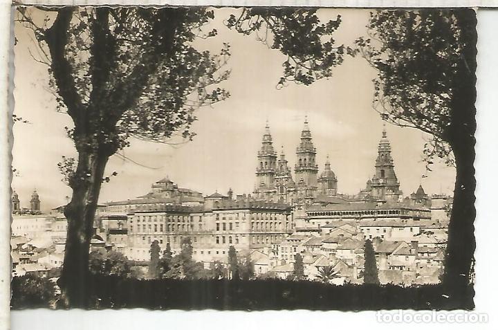 Postales: CORU&Ntilde;A SANTIAGO DE COMPOSTELA ESCRITA - Foto 1