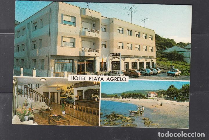 Postales: HOTEL RESIDENCIA ** PLAYA AGRELO. RESTAURANTE. CARRETERA DE PONTEVEDRA A CANGAS