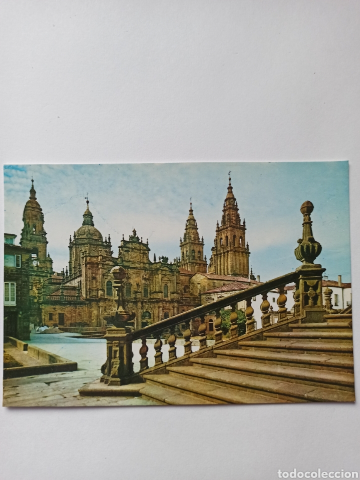 Postales: Postal fachada de la Azabacheria, Santiago de Compostela