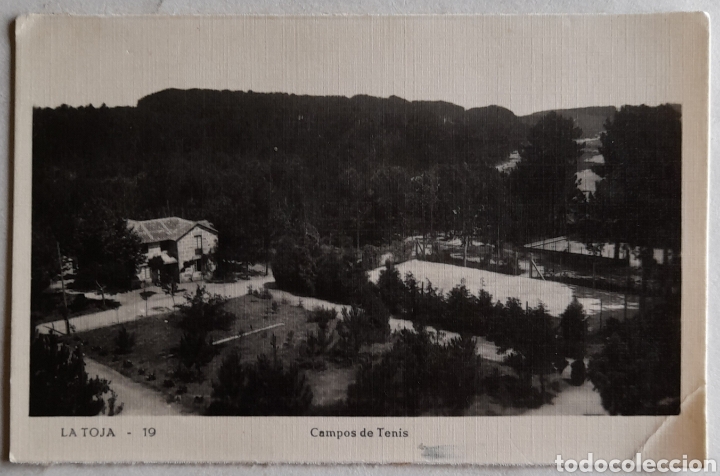 Postales: LA TOJA - 19 Campos de Tenis. No circulada