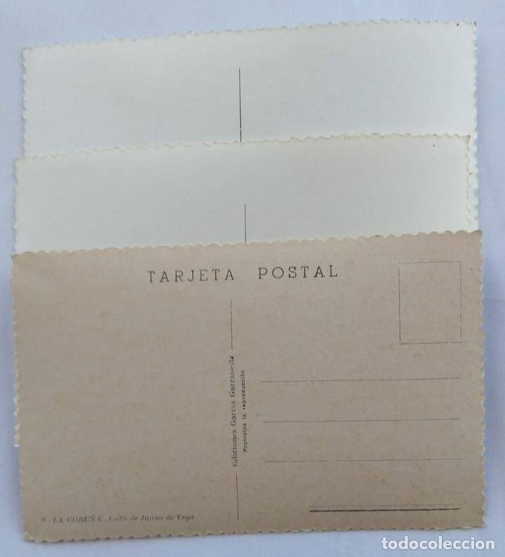 Postales: LA CORU&Ntilde;A LOTE DE 3 POSTALES - Foto 2