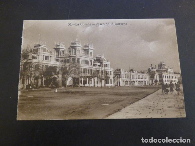 Postales: LA CORU&Ntilde;A PASEO DE LA DARSENA - Foto 1